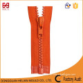 colored open end plastic zipper with factory price for tent or garment